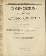 Composizioni per pianoforte : melodía, Op. 3